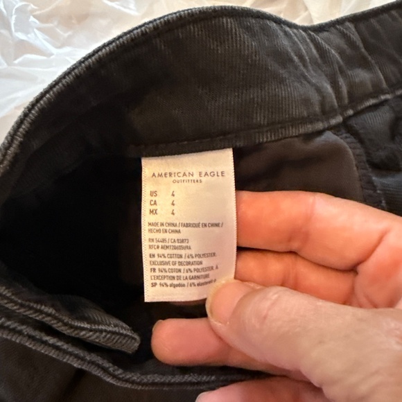 American Eagle Super Hi-Rise A-Line denim mini- NWT. Retail 49.95 - Picture 5 of 6